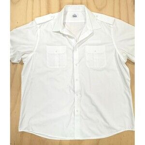 Murphy & Hartelius White Pilot Uniform Size 20 White Shirt READ